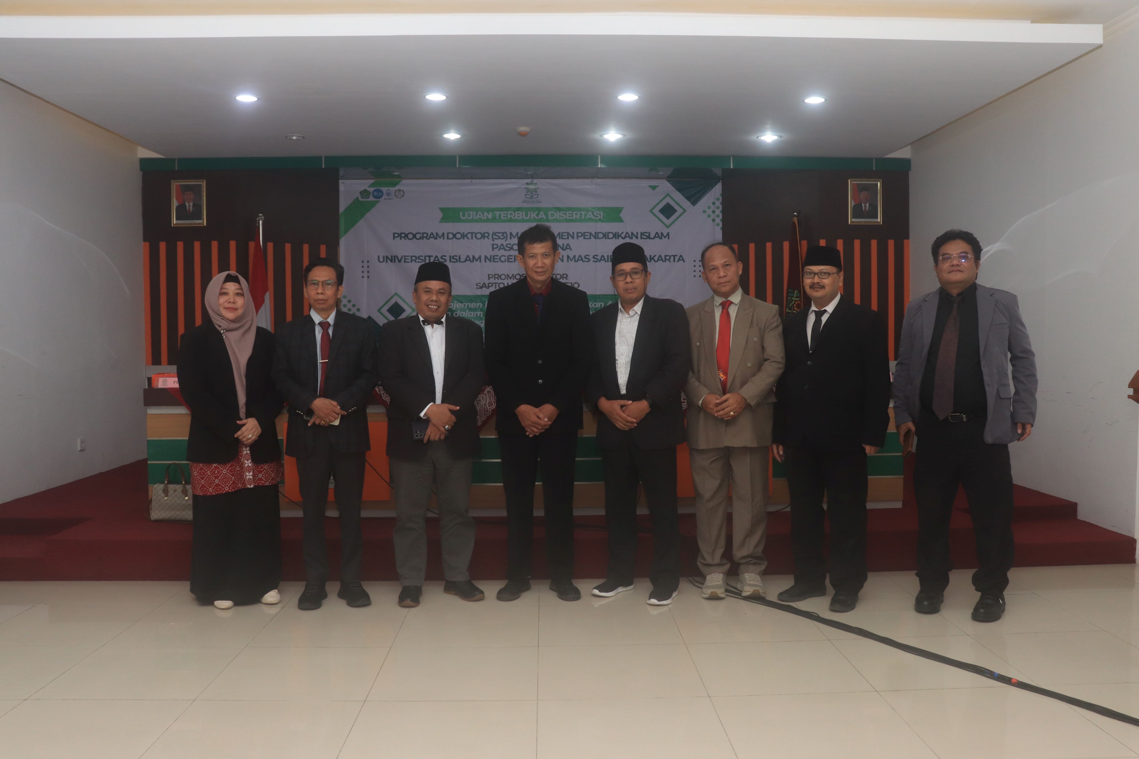 Dr. Sapto Hendro Sutejo menjadi Doktor ke-60 dari Pascasarjana UIN Raden Mas Said Surakarta