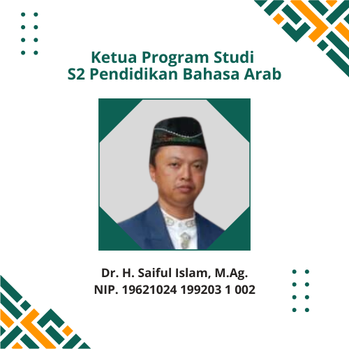 Program Magister Pendidikan Bahasa Arab (PBA)