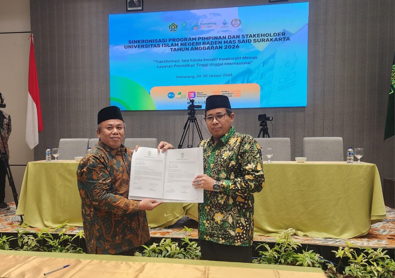 Direktur Pascasarjana UIN Surakarta Tandatangani Kontrak Kinerja Tahun 2026