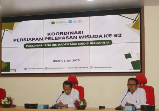 Pascasarjana UIN Surakarta Gelar Koordinasi Pelepasan Wisuda ke-62, Bentuk Kepengurusan Ikatan Alumni