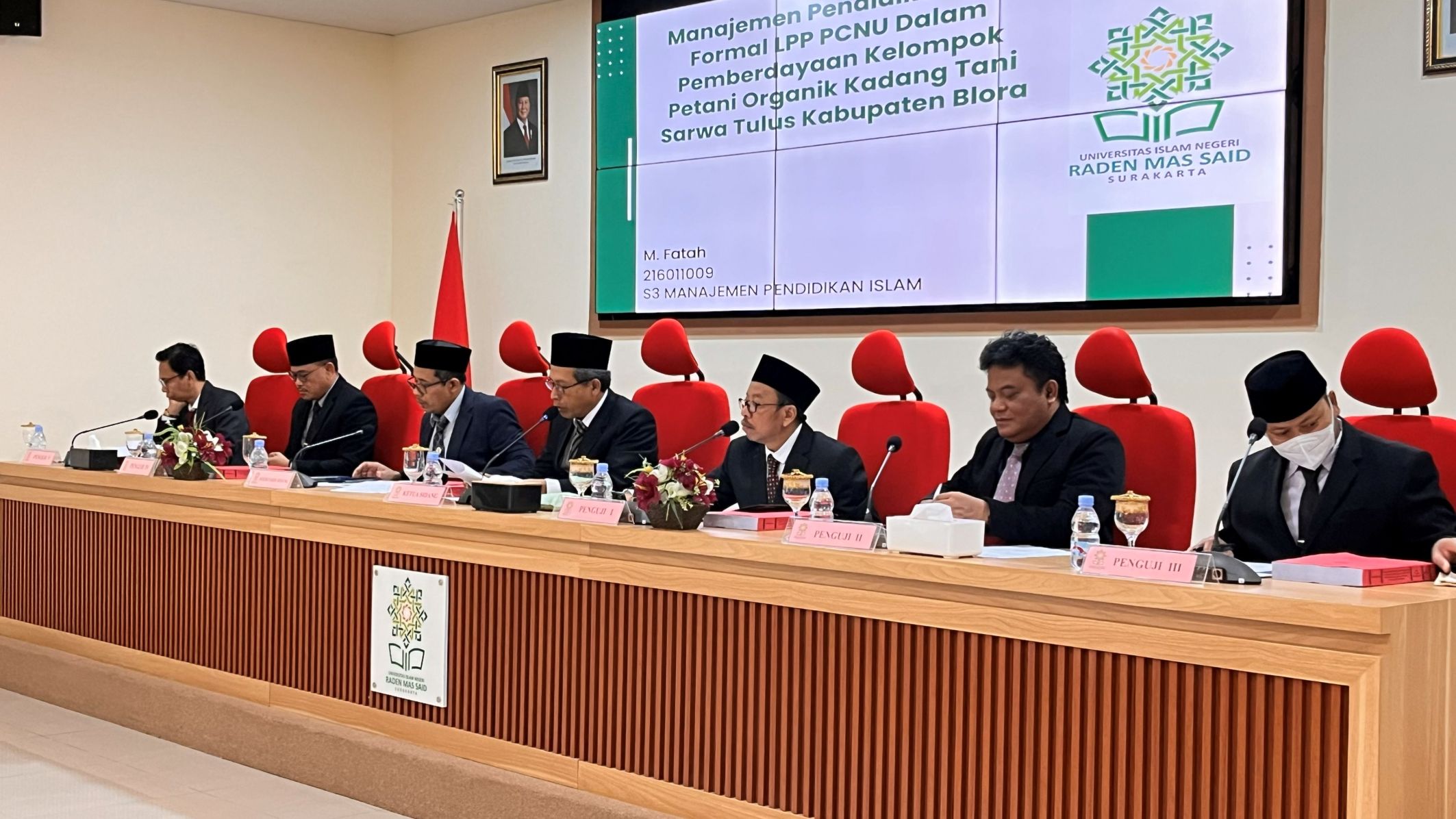Pascasarjana UIN Raden Mas Said Surakarta Gelar Sidang Terbuka Promosi Doktor ke - 96