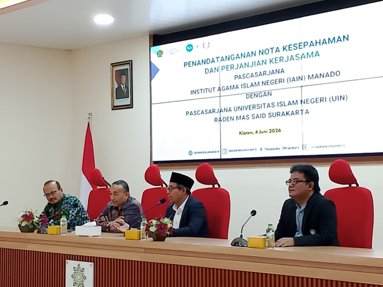 Pascasarjana UIN Surakarta dan Pascasarjana IAIN Manado Jalin Kerja Sama Perluas Tri Dharma Perguruan Tinggi