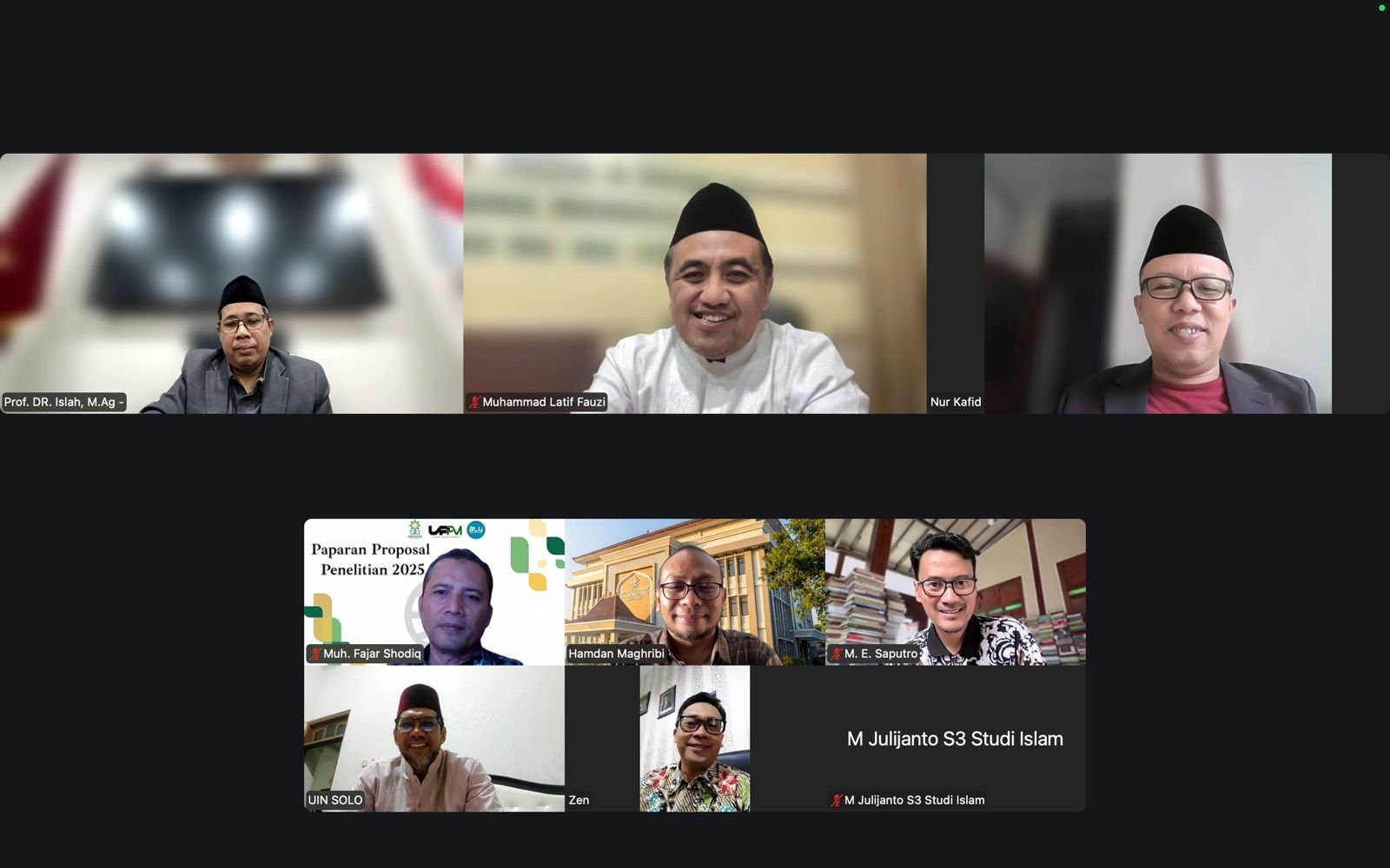 Persiapan Kuliah Semester Genap 2025/2026, Pascasarjana UIN Surakarta Adakan Rapat Koordinasi Dosen