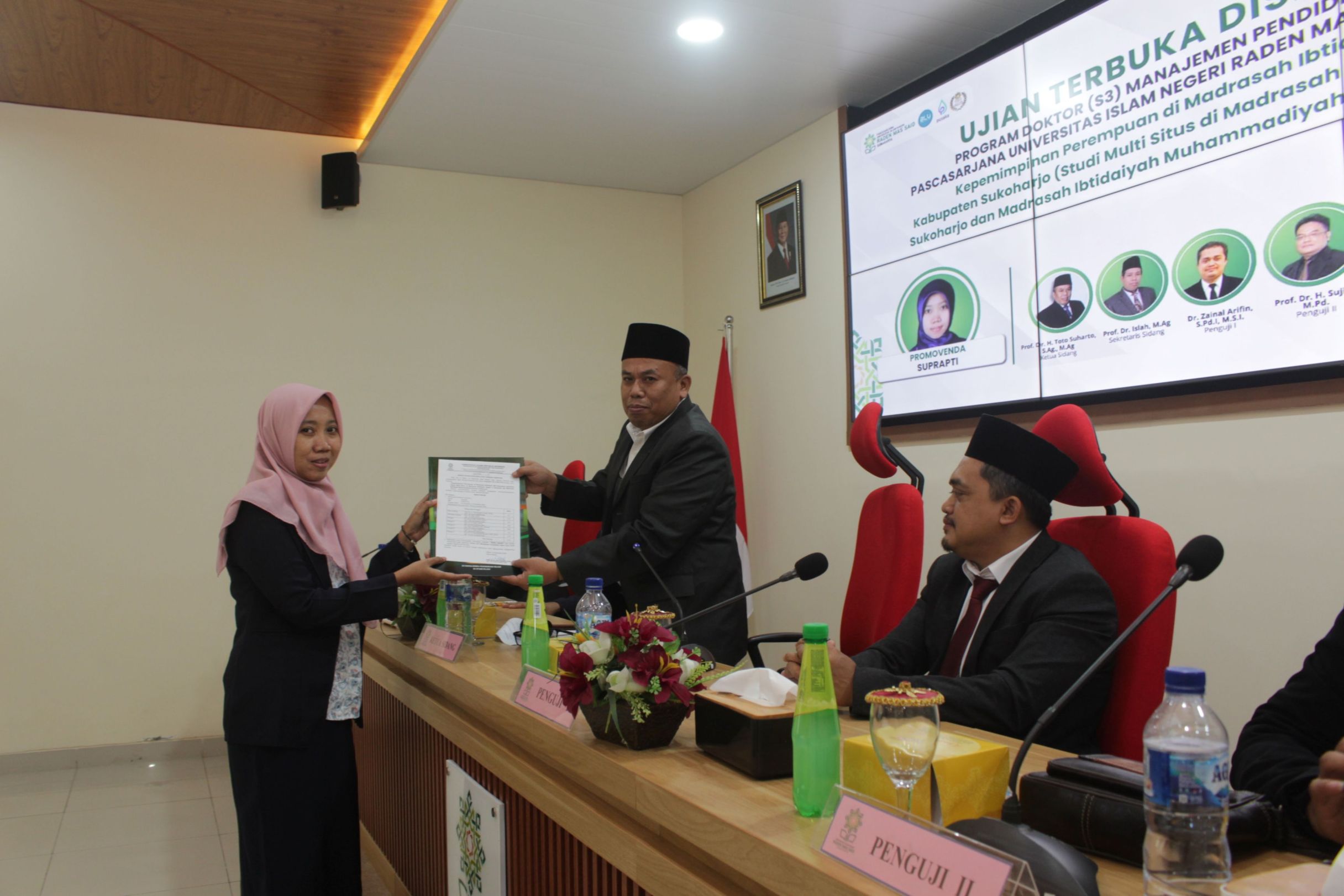 Pascasarjana UIN Surakarta Luluskan Doktor ke-91, Teliti Kepemimpinan Perempuan di Madrasah